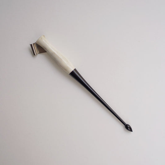 DAO HUY HOANG/カリグラフィーホルダー/Antler＆Ebony Segment Oblique Pen Holder