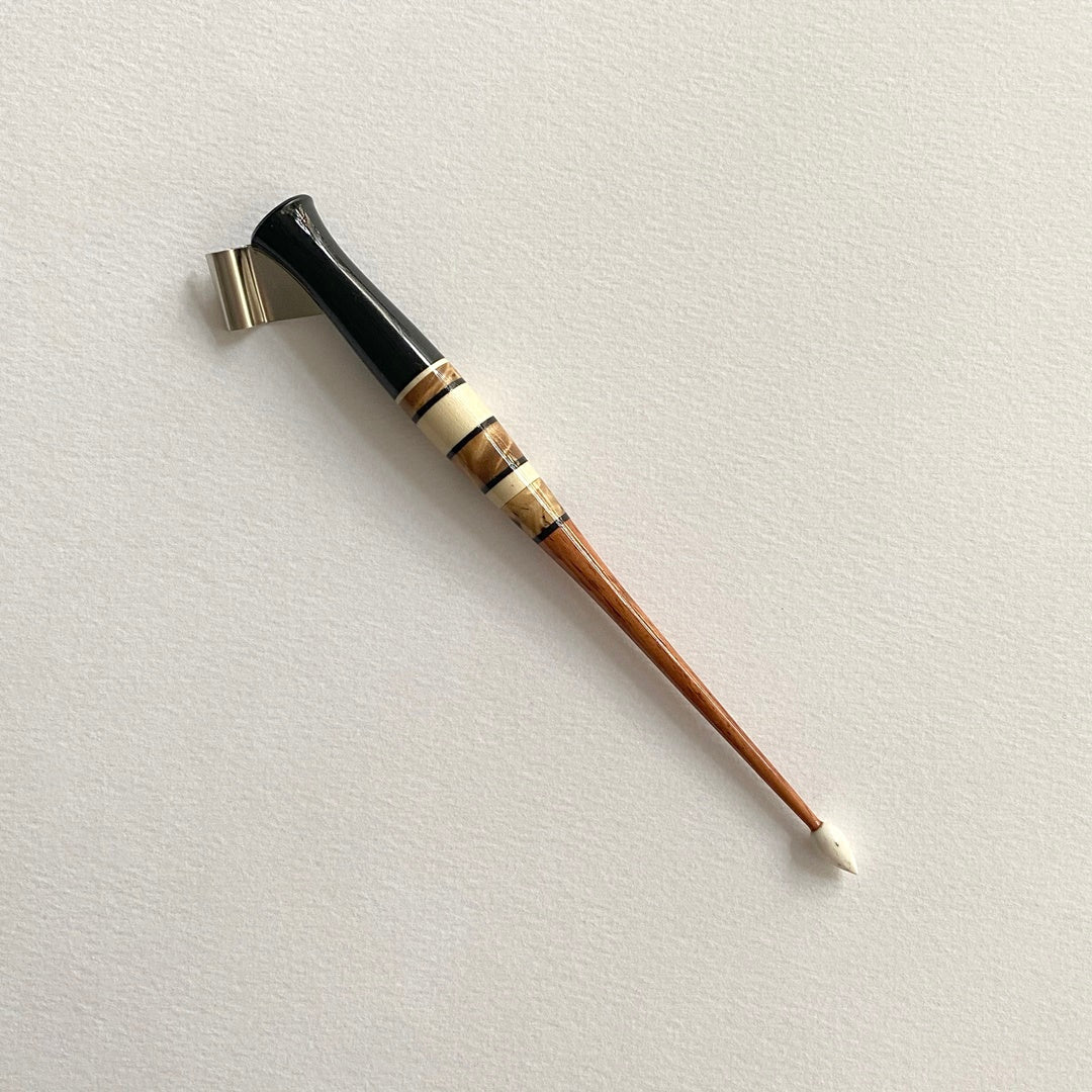 DAO HUY HOANG/カリグラフィーホルダー/Modern Magnusson × Tamblyn Wood segmented Design Oblique Pen Holder