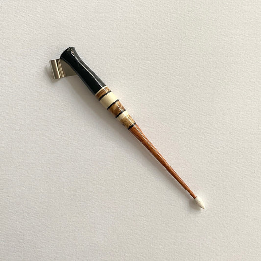 DAO HUY HOANG/Calligraphy Holder/Modern Magnusson × Tamblyn Wood segmented Design Oblique Pen Holder