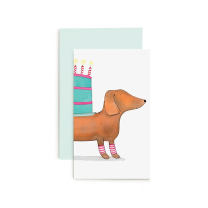 E.Frances/Mini Card/Slinky Dog Enclosure Card