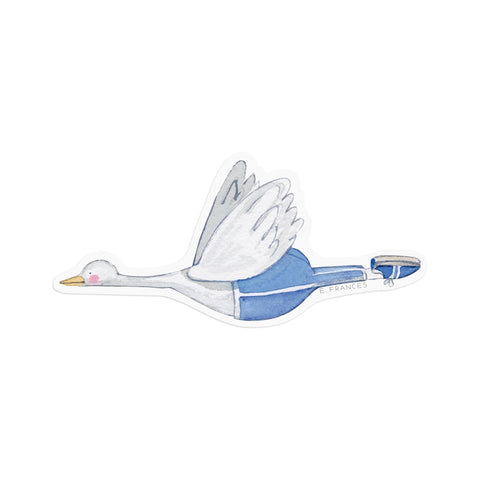 E.Frances/Sticker/Flying Goose Sticker