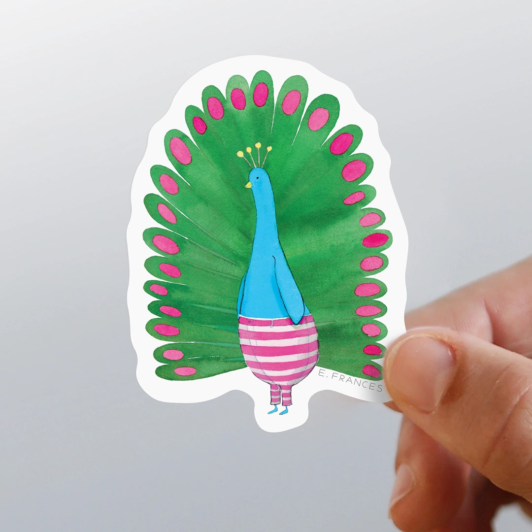 E.Frances/ステッカー/Peacock Sticker