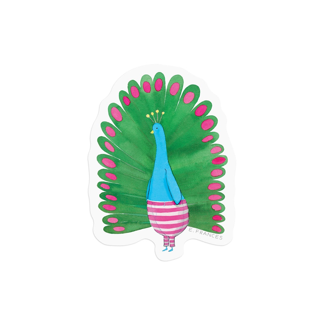 E.Frances/ステッカー/Peacock Sticker