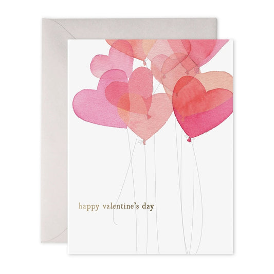 E.Frances/Single Card/Valentine Balloons