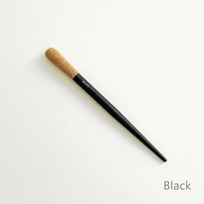 e+m Holzprodukte/Calligraphy Holder/GEMINI Federhalter Cork Pen Barrel - Black