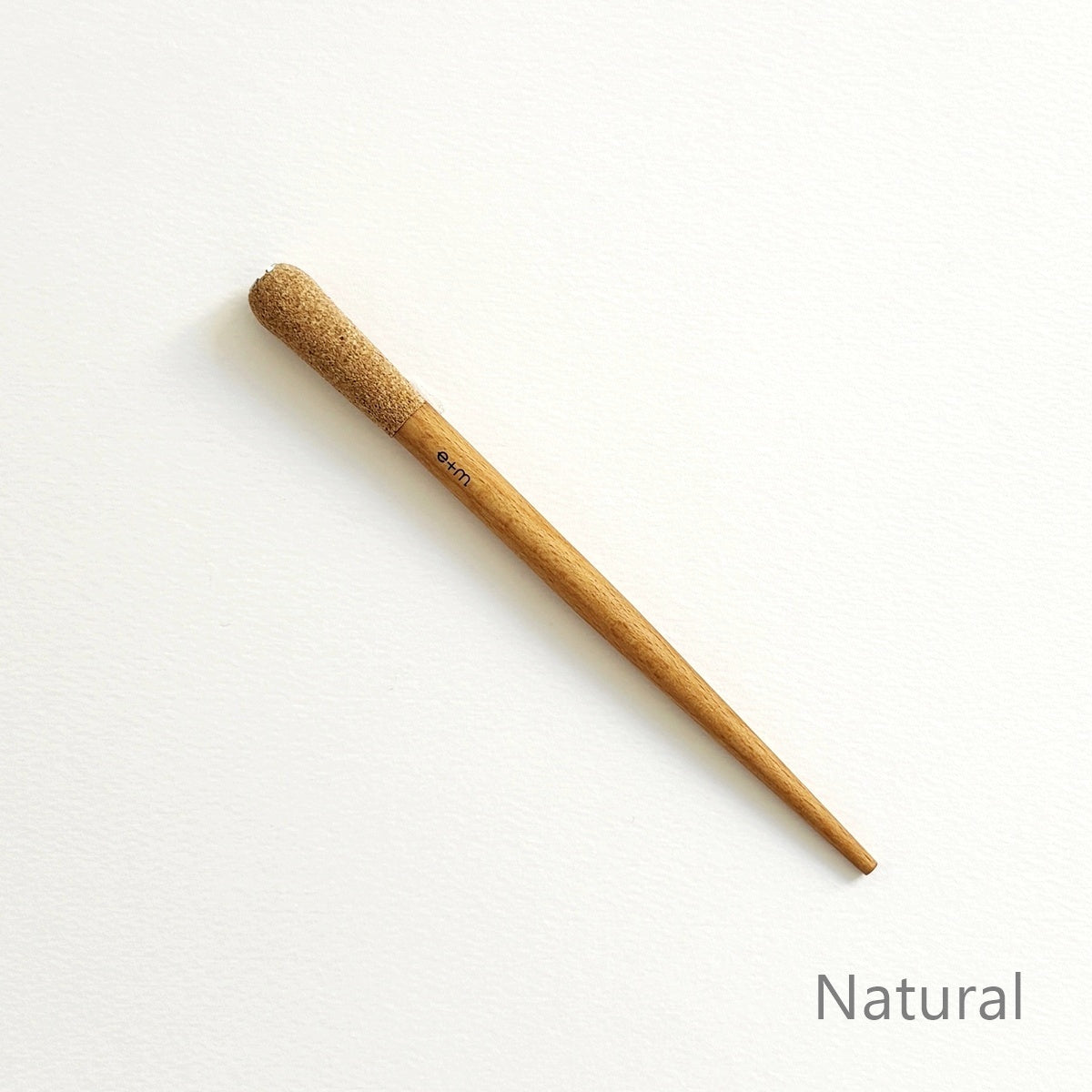 e+m Holzprodukte/カリグラフィーホルダー/GEMINI Federhalter コルクペン軸 - Natural