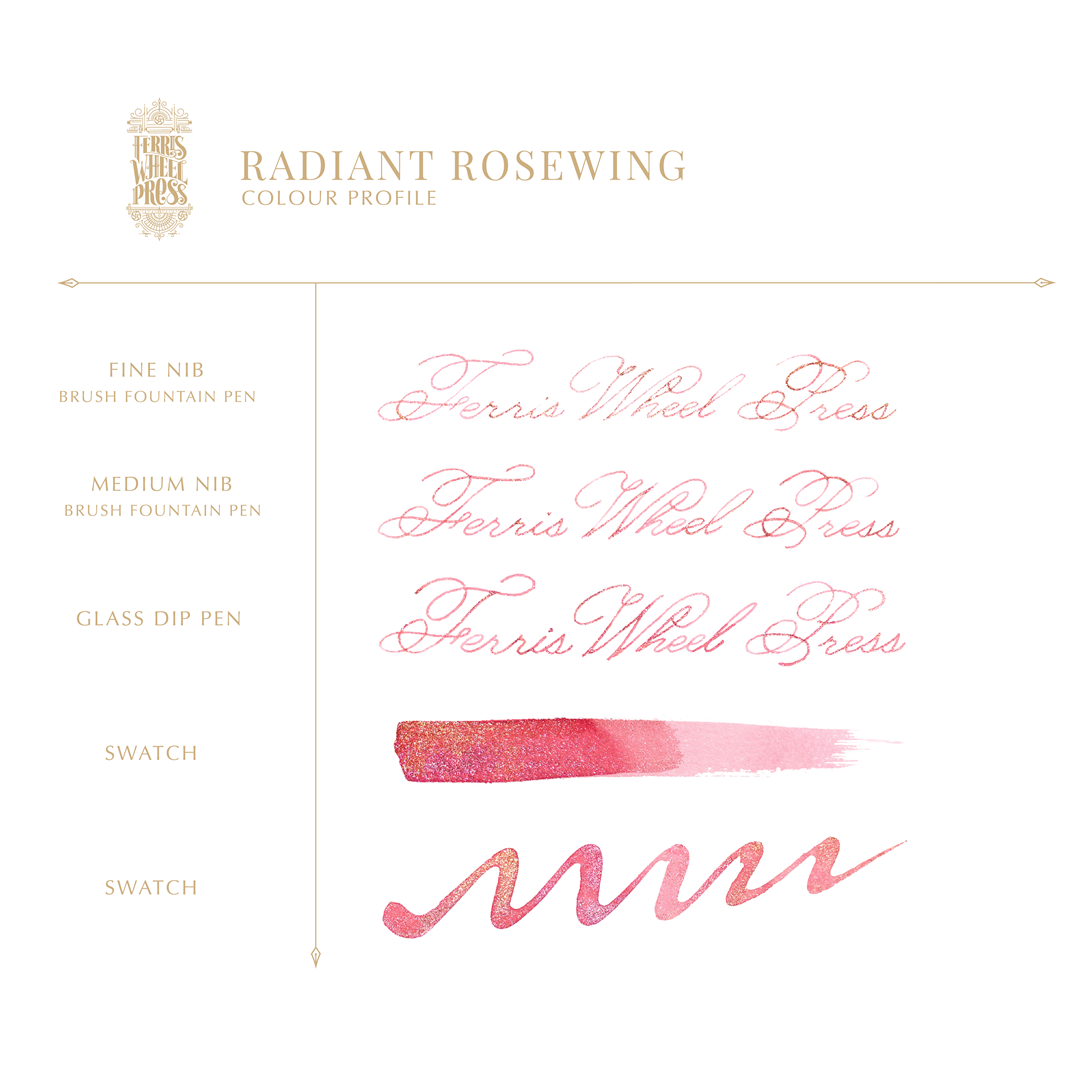 Ferris Wheel Press/インク/The FerriTales Collection - Radiant RoseWing 20ml