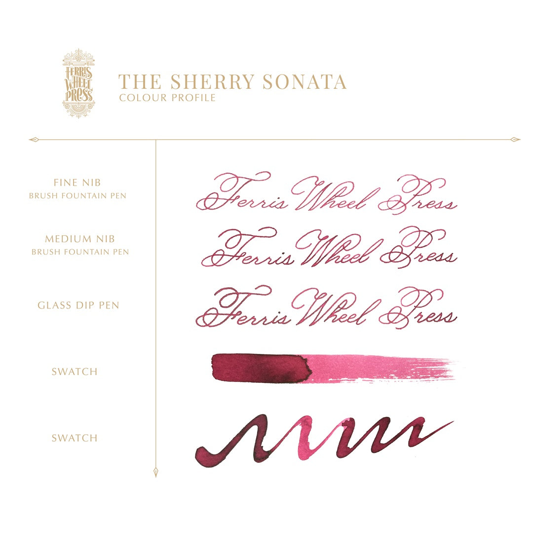 Ferris Wheel Press/Ink/The Sherry Sonata Ink 38ml