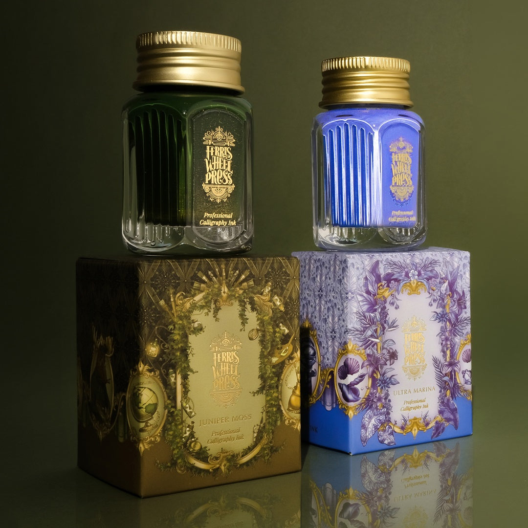Ferris Wheel Press/Calligraphy Ink/Fanciful Events Collection - Juniper Moss 28ml