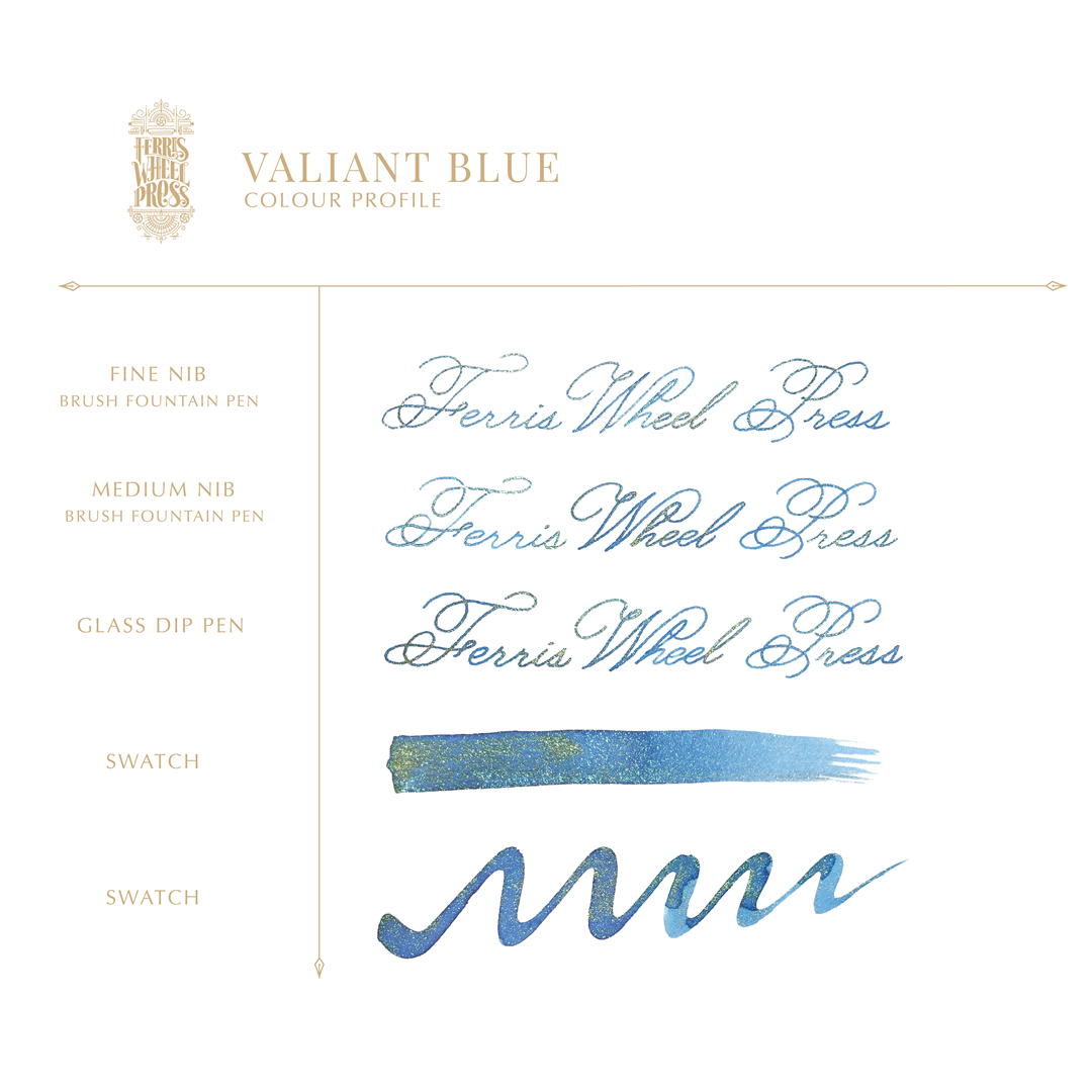 Ferris Wheel Press/インク/The FerriTales Collection - Valiant Blue 20ml