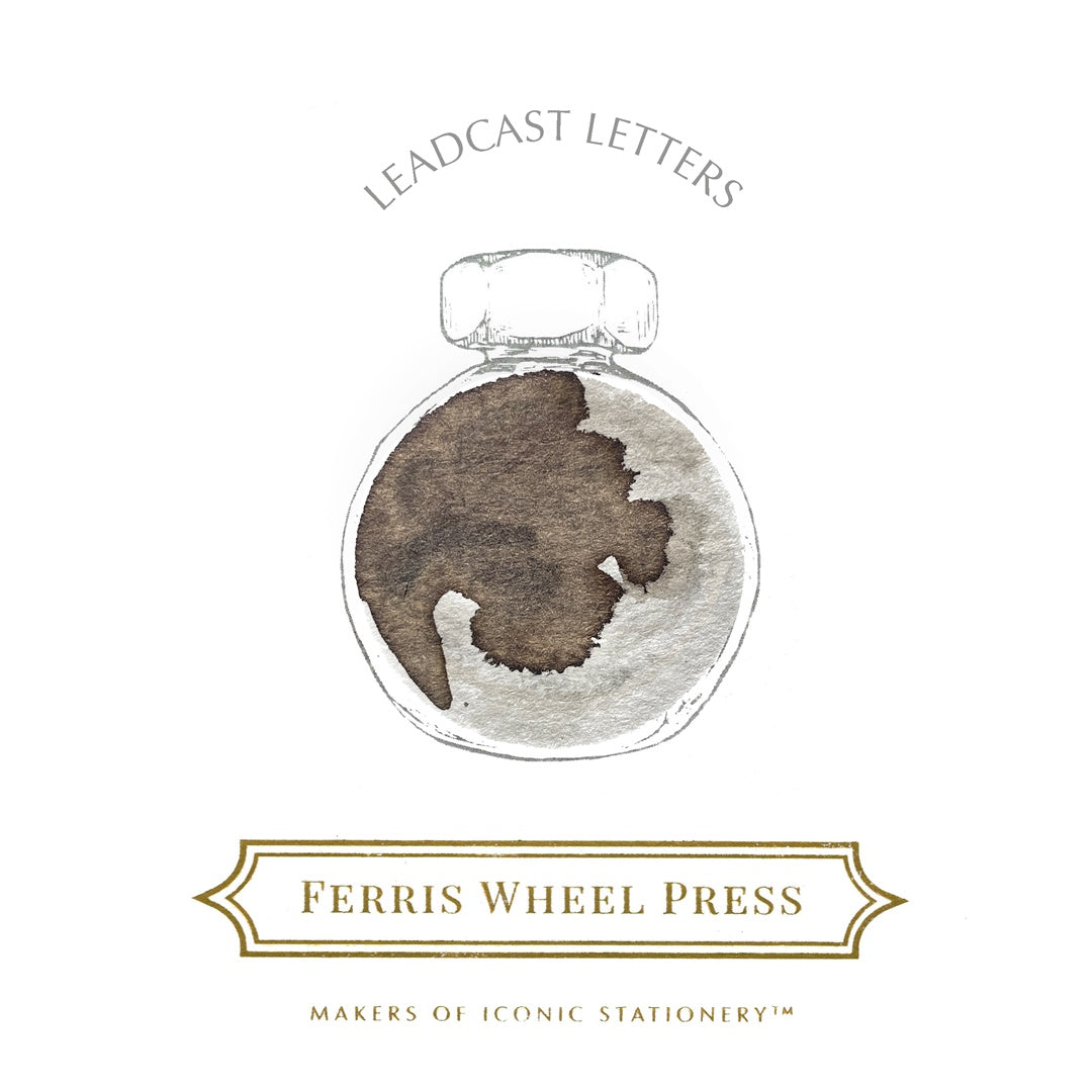 Ferris Wheel Press/Ink Pots/Leadcast Letters 10ml Ink Pots