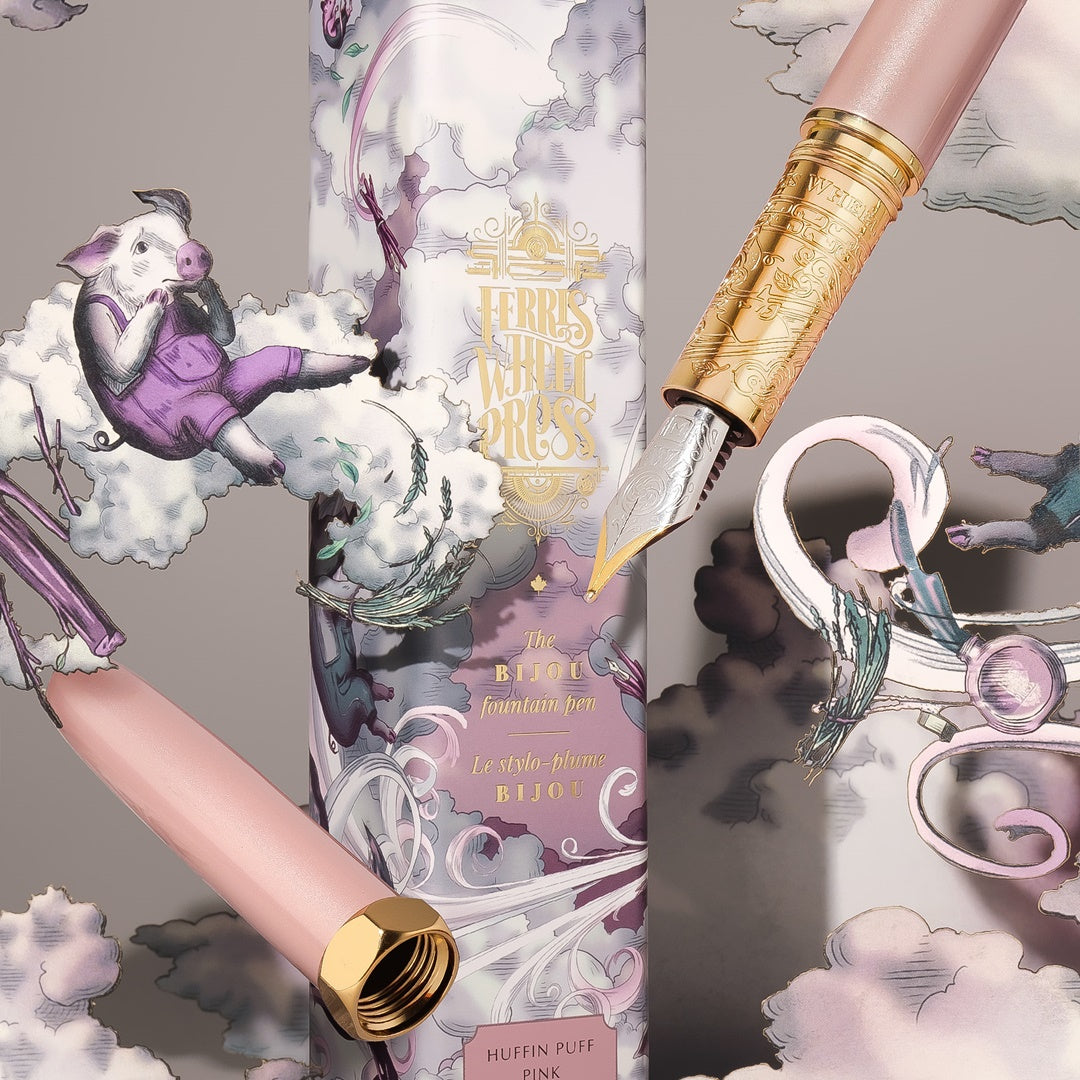 Ferris Wheel Press/万年筆/The Bijou Fountain Pen -  Huffin Puff Pink