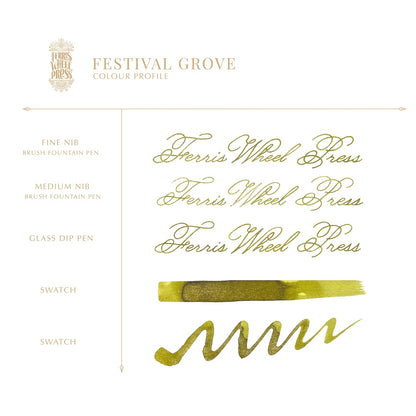 Ferris Wheel Press/Ink Pots/Festival Grove 10ml Ink Pots