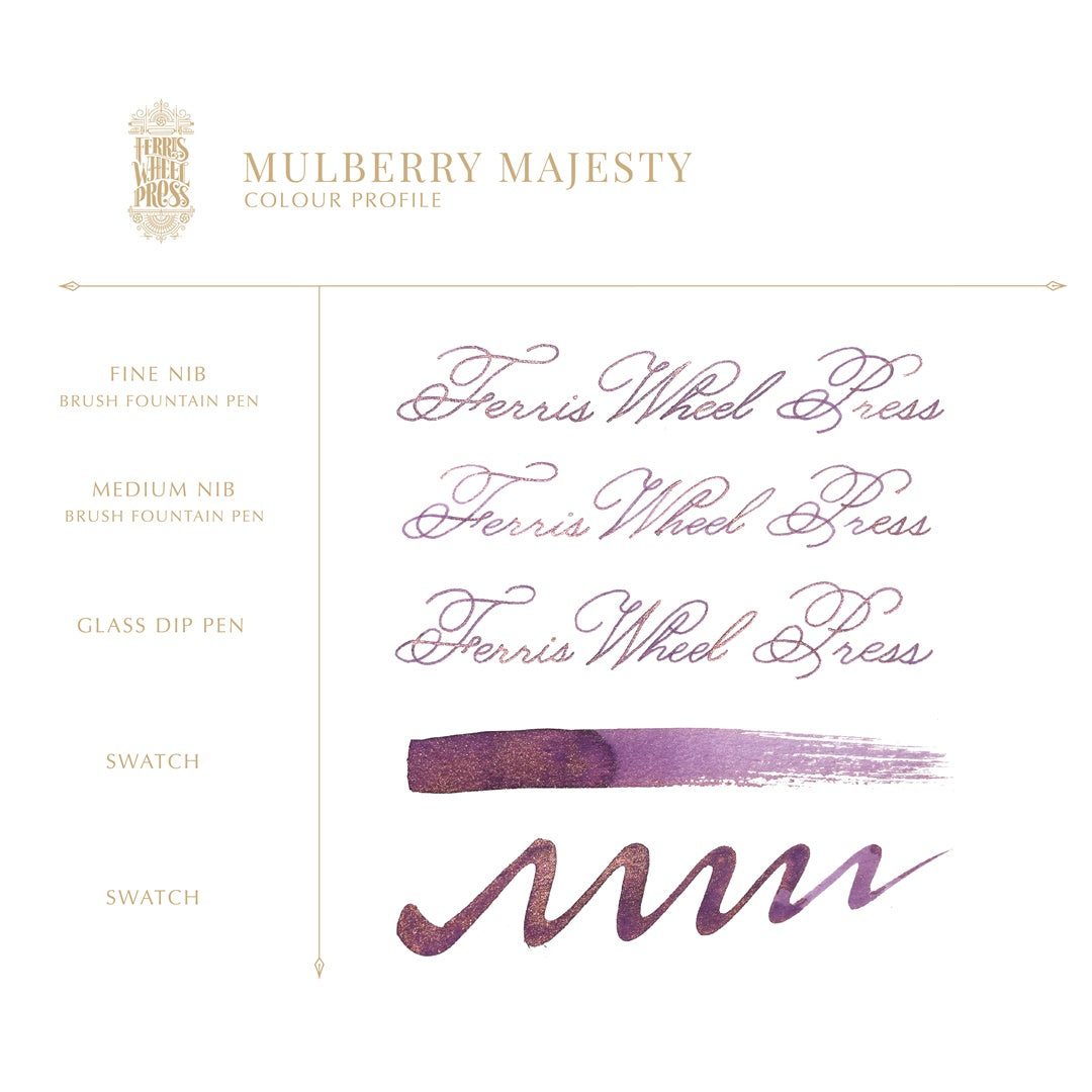 Ferris Wheel Press/インク/Mulberry Majyesty 38ml | ペーパーツリー