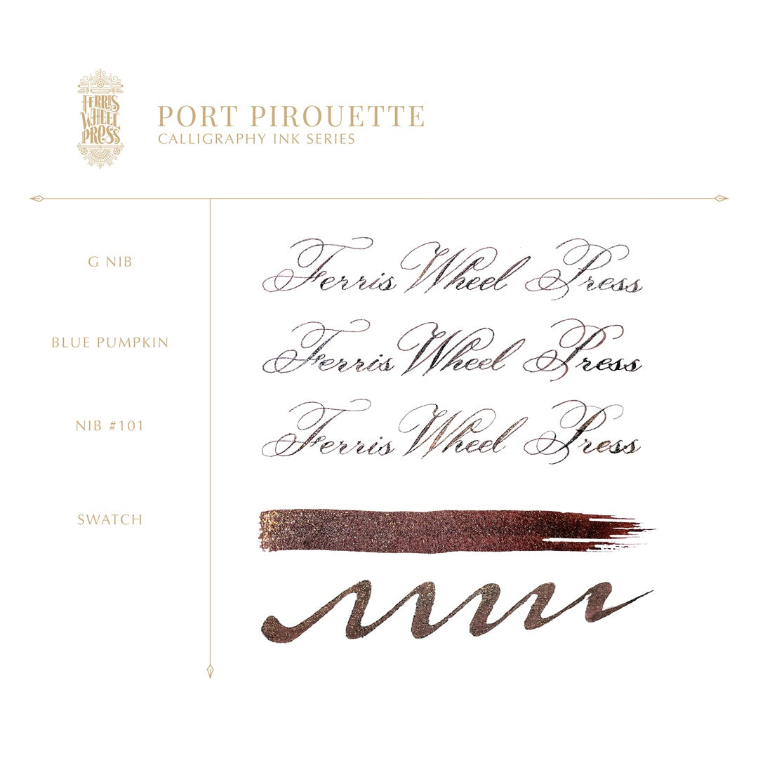 Ferris Wheel Press/カリグラフィーインク/Fanciful Events Collection - Port Pirouette 28ml