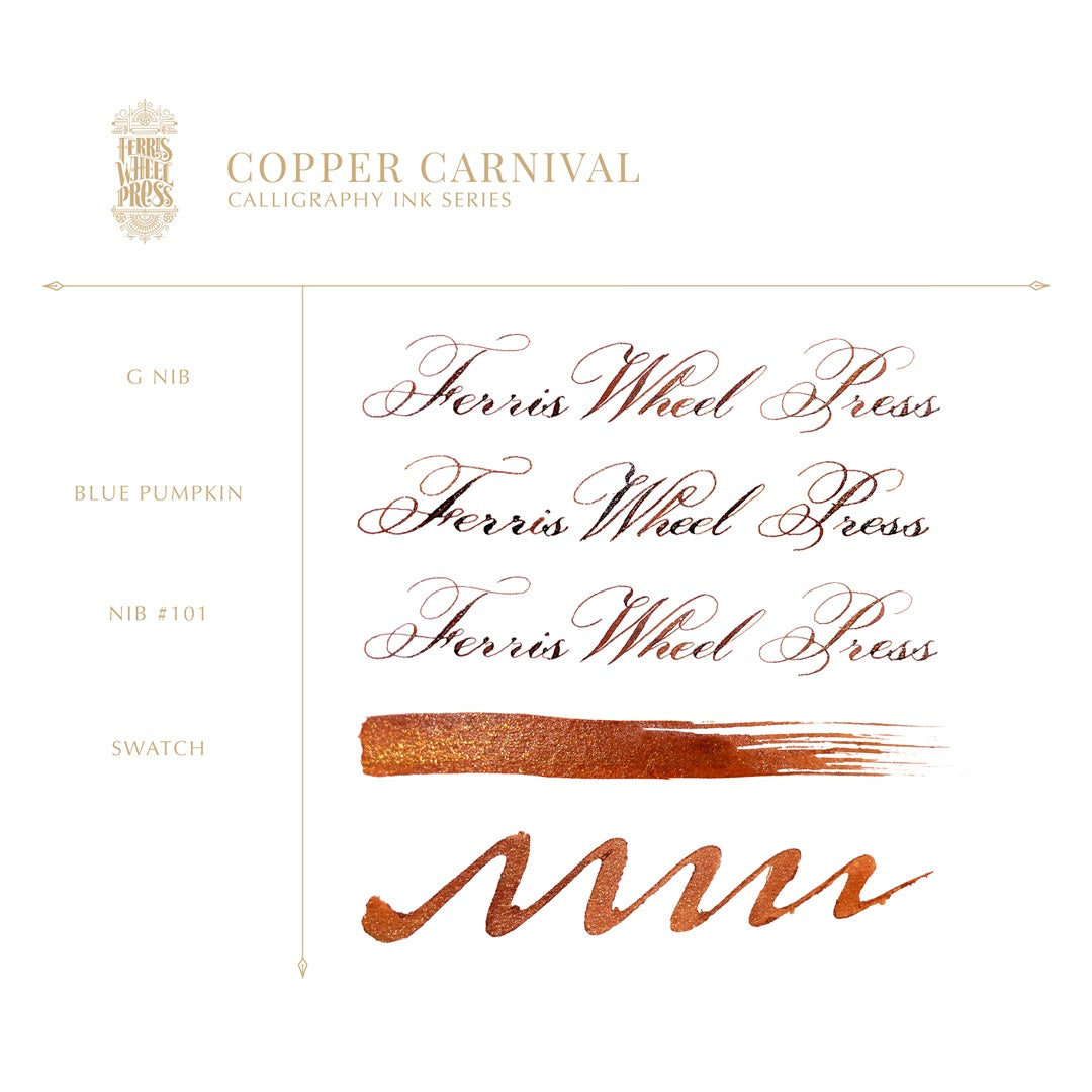 Ferris Wheel Press/カリグラフィーインク/Fanciful Events Collection - Copper Carnival 28ml