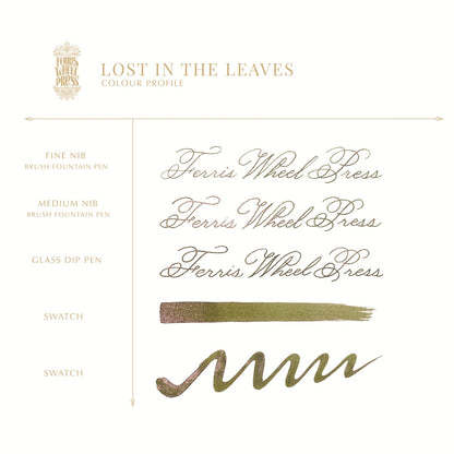 【6/6発売】Ferris Wheel Press/インクポット/Lost In The Leaves 10ml Ink Pots
