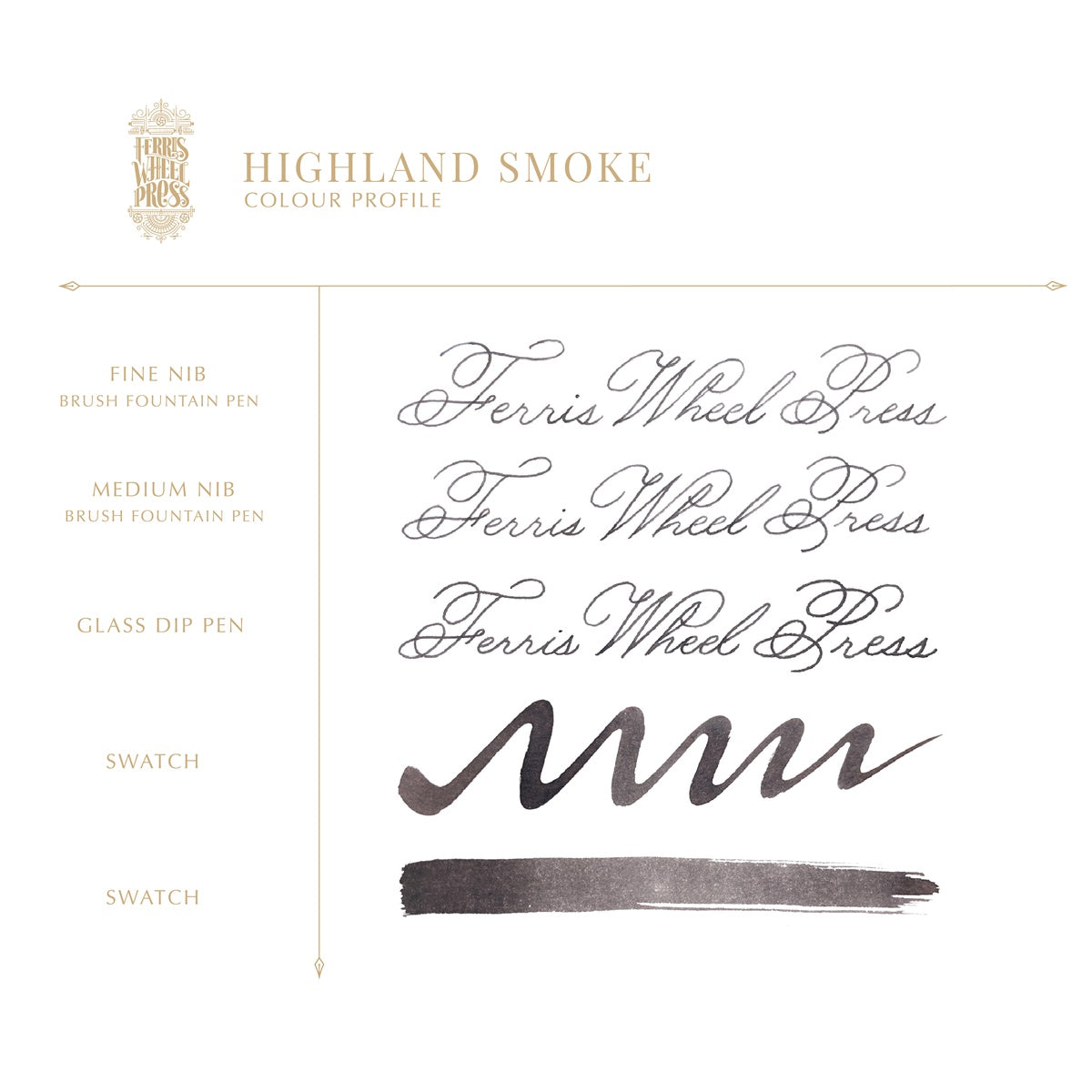 Ferris Wheel Press/インク/Highland Smoke 38ml