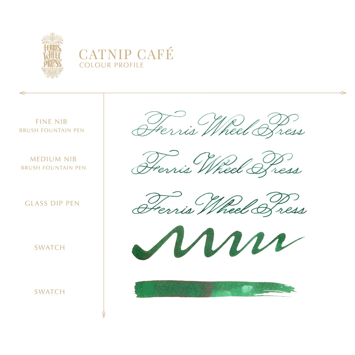 Ferris Wheel Press/インク/Catnip Cafe 38ml | ペーパーツリー