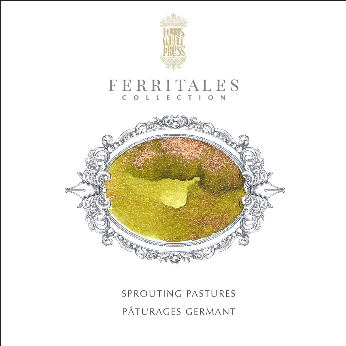 【9/12発売】Ferris Wheel Press/インクポット/Sprouting Pastures 10ml Ink Pots