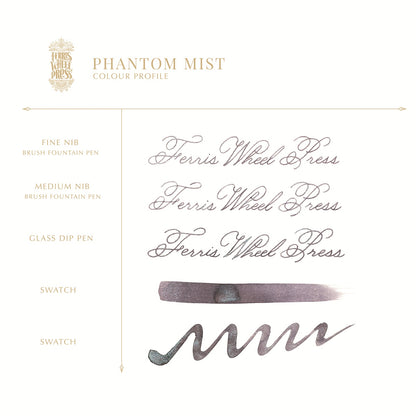 【10/3発売】Ferris Wheel Press/インクポット/Phantom Mist 10ml Ink Pots