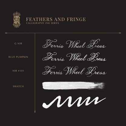 【10/3発売】Ferris Wheel Press/カリグラフィーインク/Fanciful Events Collection - Feathers and Fringe 28ml