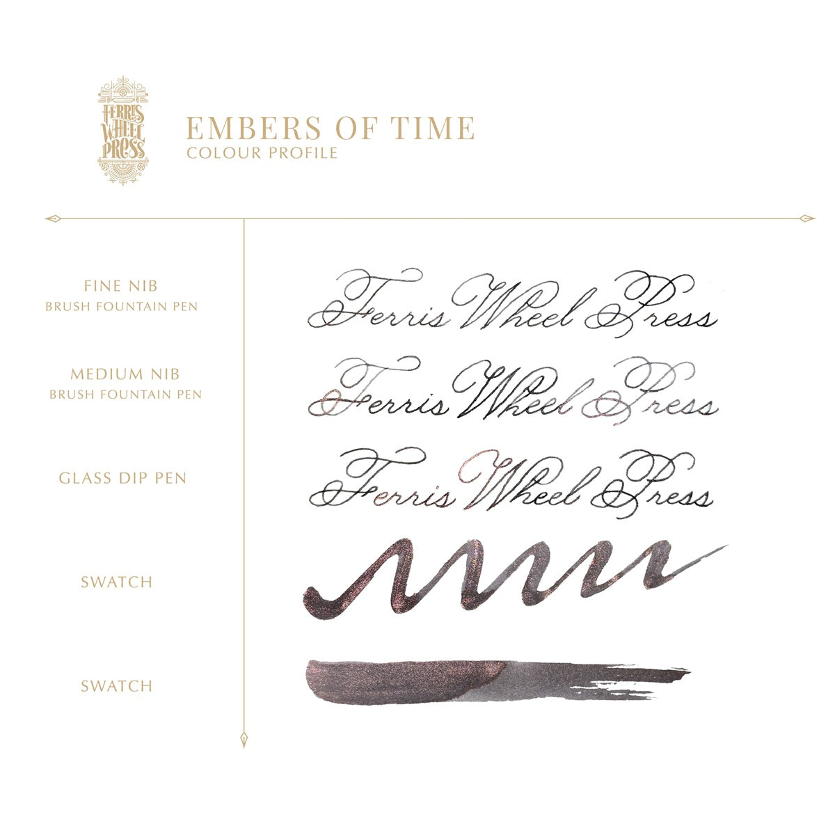 Ferris Wheel Press/インク/Embers of Time 38ml | ペーパーツリー