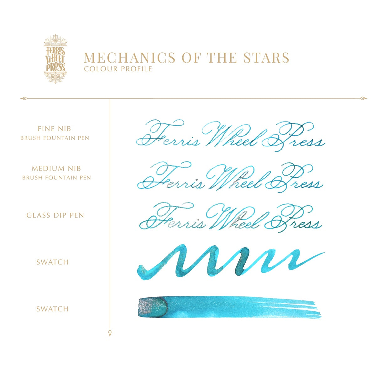 Ferris Wheel Press/インクポット/Mechanics of the Stars 10ml Ink