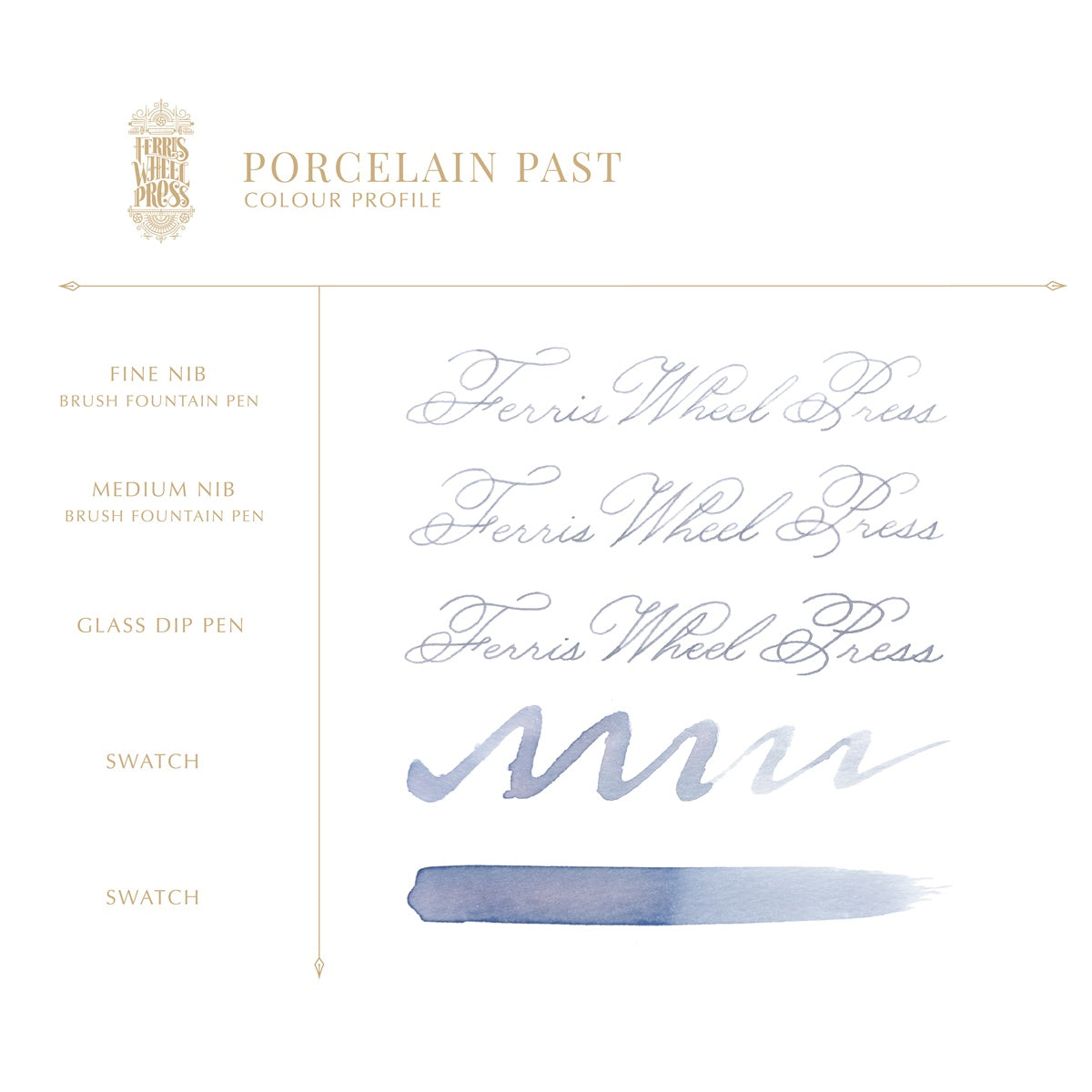 Ferris Wheel Press/インクポット/Porcelain Past 10ml Ink Pots