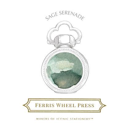 【5/1発売】Ferris Wheel Press/インクポット/Sage Serenade 10ml Ink Pots