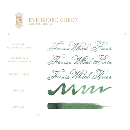 [Released May 1] Ferris Wheel Press Ink - Evermore Green 38ml