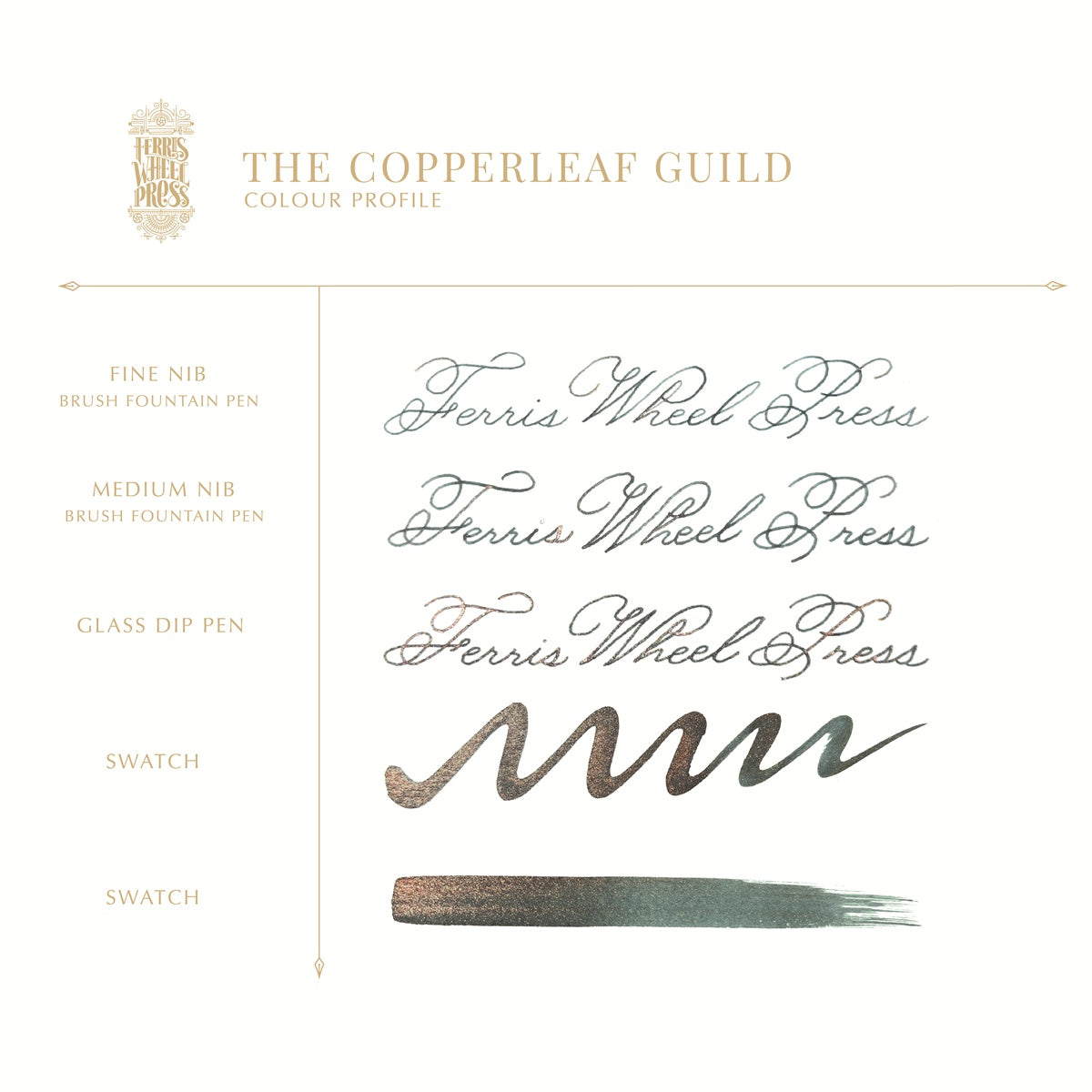 【ご予約受付中｜6/5発売】Ferris Wheel Press/インク/The FerriTales - The Copperleaf Guild 20ml