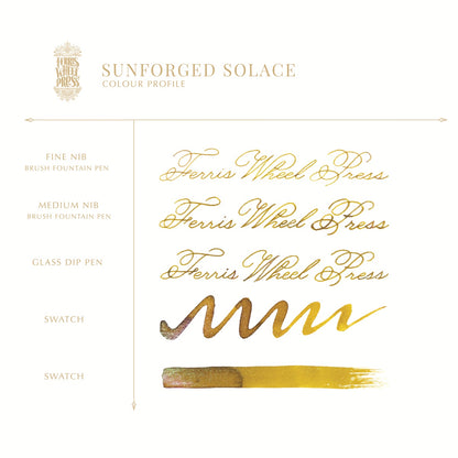【ご予約受付中｜6/5発売】Ferris Wheel Press/インクポット/Sunforged Solace 10ml Ink Pots