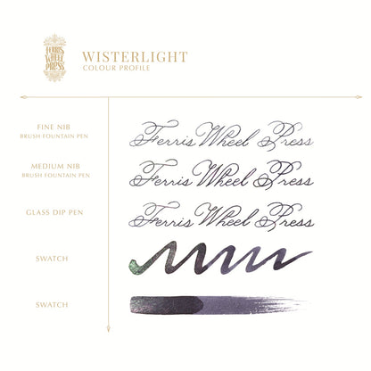 【予約受付中｜7/3発売】Ferris Wheel Press/インク/The FerriTales - Wisterlight 20ml