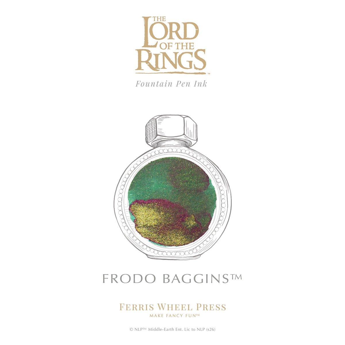【ご予約受付中｜8/26発売】Ferris Wheel Press/インク/ The Lord of the Rings 25th Anniversary Collection - Frodo Baggins 38ml