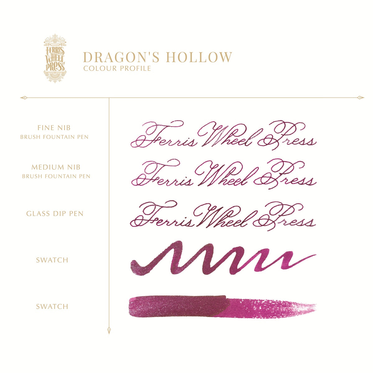 【ご予約受付中｜10/2発売】Ferris Wheel Press/インク/The FerriTales - Dragon’s Hollow 20ml