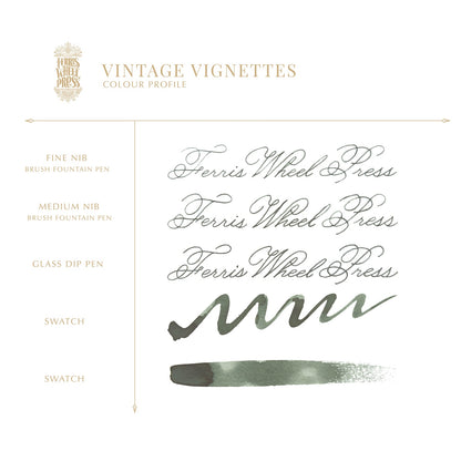 【ご予約受付中｜11/6発売予定】Ferris Wheel Press/インク/Vintage Vignettes 38ml