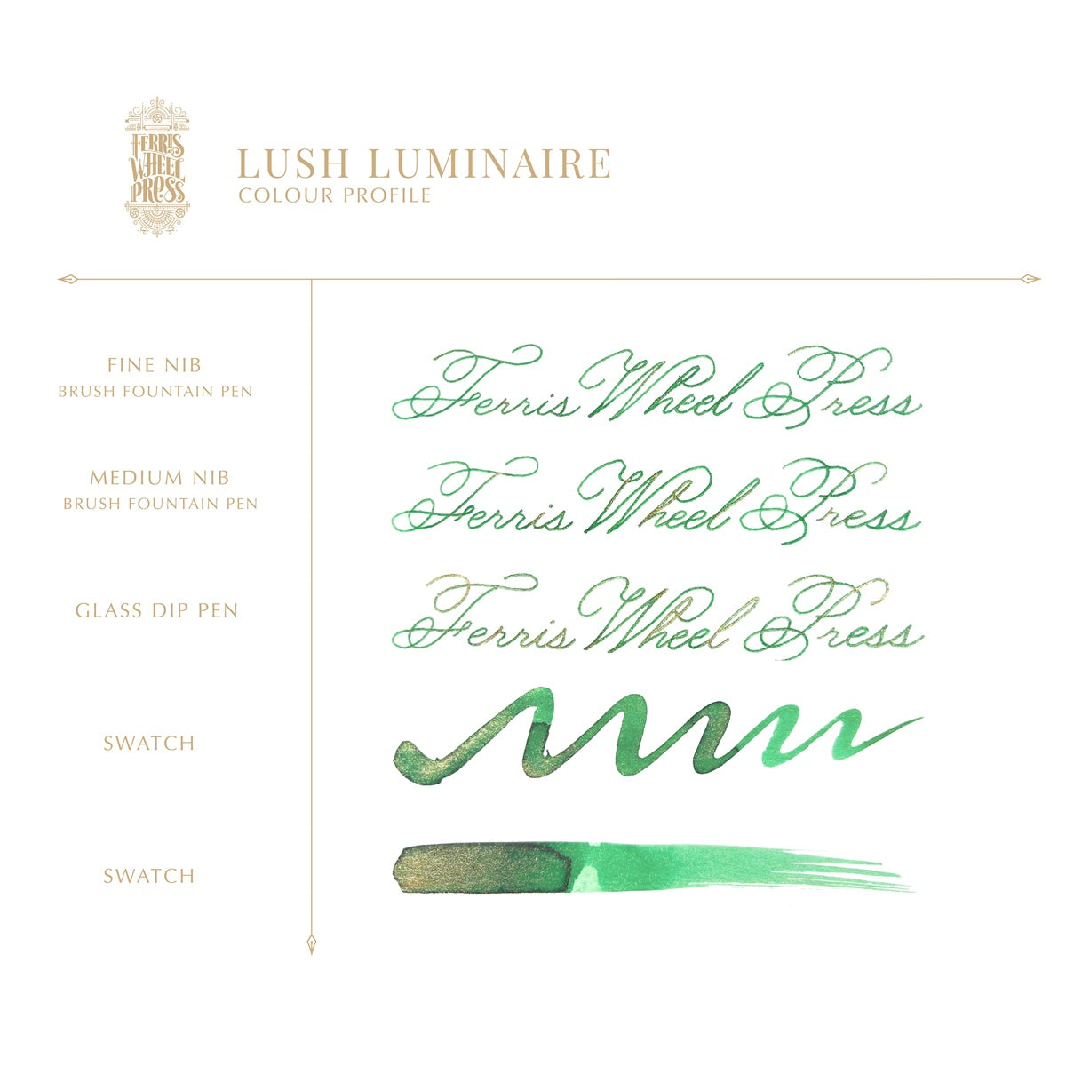 【ご予約受付中｜11/6発売予定】Ferris Wheel Press/インク/Lush Luminaire 38ml
