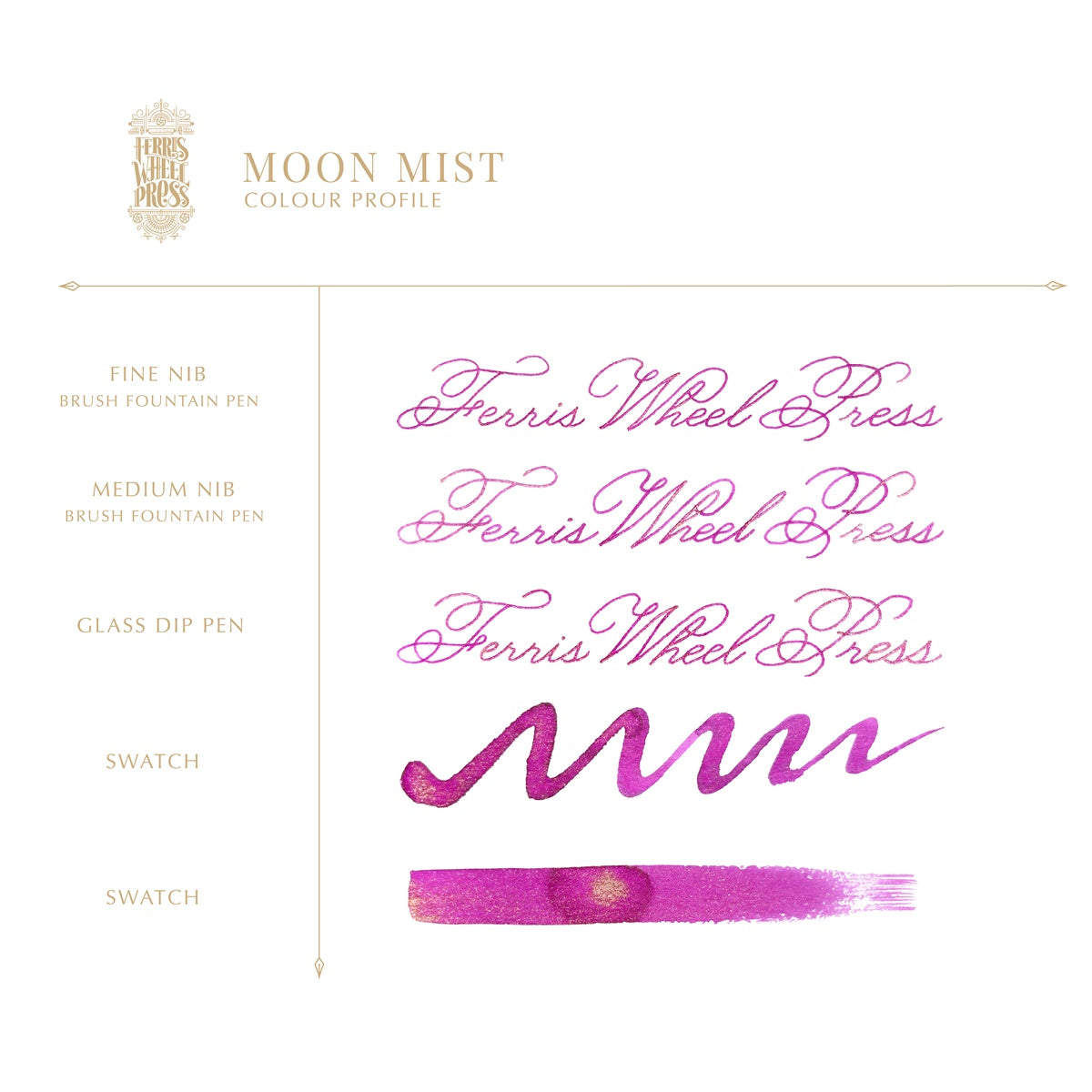 【ご予約受付中｜11/6発売予定】Ferris Wheel Press/インク/Moon Mist 38ml