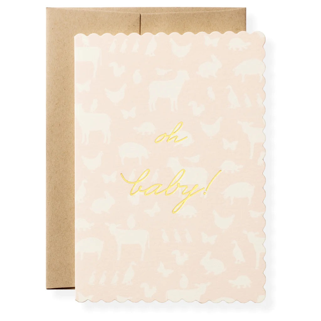 Karen Adams/シングルカード/Oh Baby Girl Greeting Card