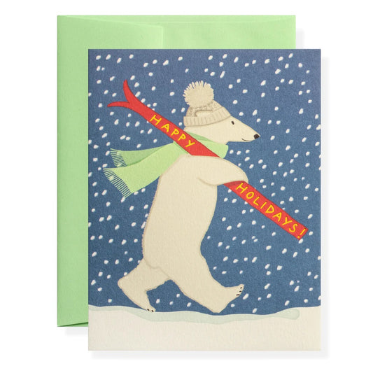 Karen Adams/シングルカード/Polar Bear Greeting Card