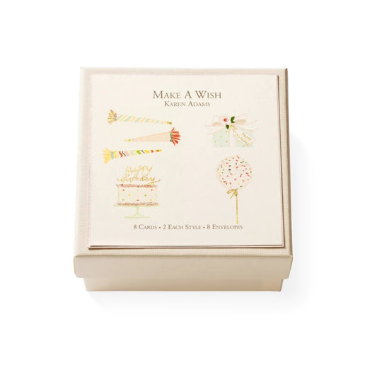 Karen Adams/Mini Box Card/Make a Wish Gift Enclosure Box