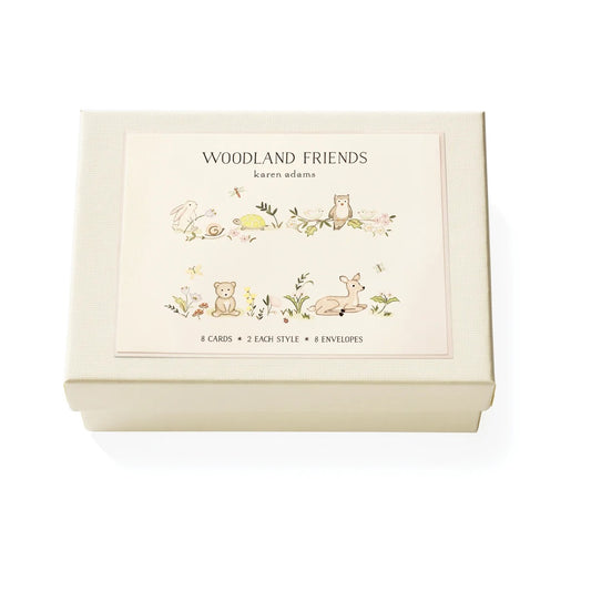 Karen Adams/Box Card/Woodland Friends Note Card Box