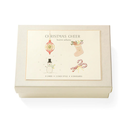 Karen Adams/Box Card/Christmas Cheer Note Card Box