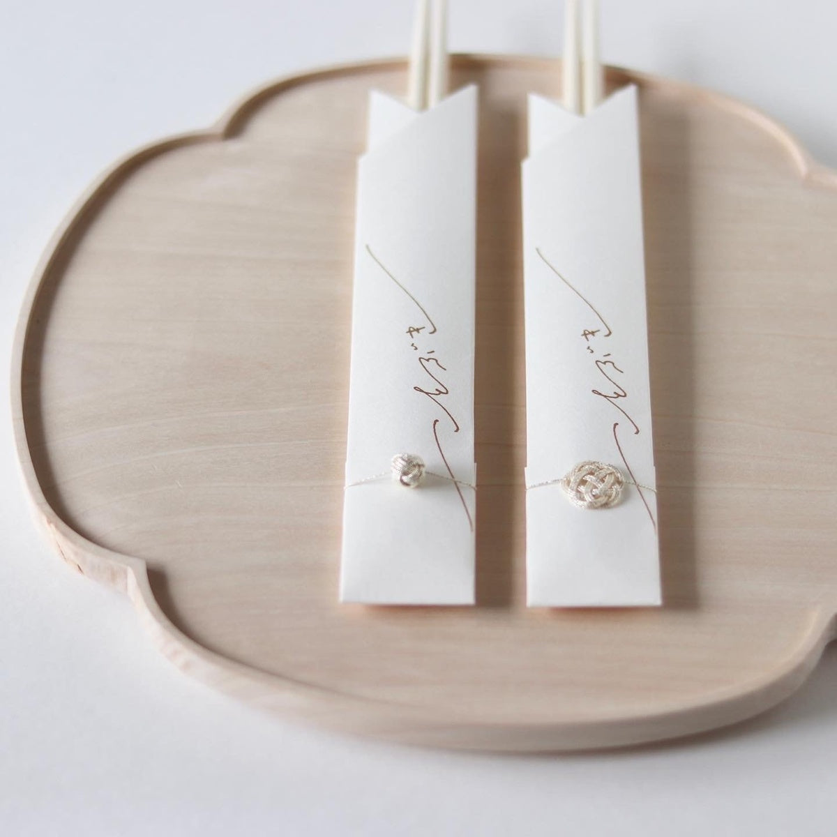 mizuhiki hare/celebratory chopsticks/celebratory chopstick wrapping, three pairs