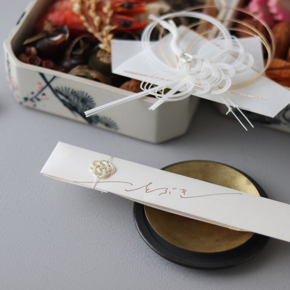 mizuhiki hare/celebratory chopsticks/celebratory chopstick wrapping, three pairs