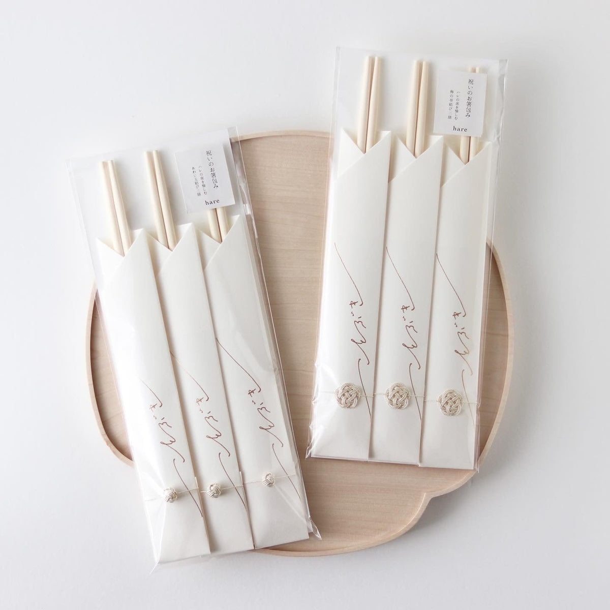mizuhiki hare/celebratory chopsticks/celebratory chopstick wrapping, three pairs