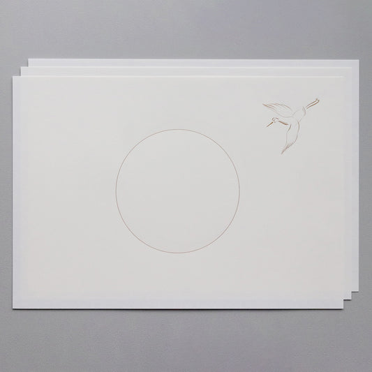 mizuhiki hare/敷紙/鶴の敷紙