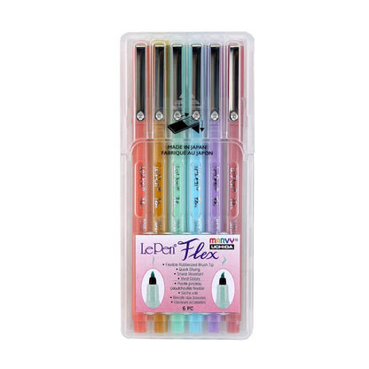 MARVY/ブラッシュカリグラフィー/LePen Flex Pastel Color Set