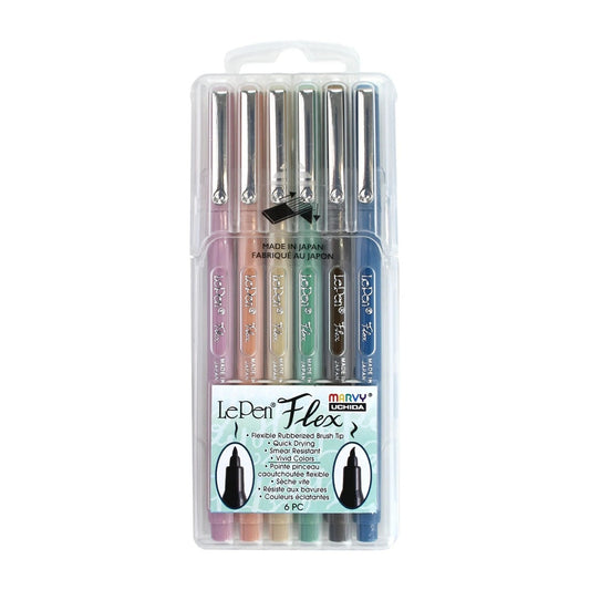 MARVY/ブラッシュカリグラフィー/LePen Flex Retro Color Set